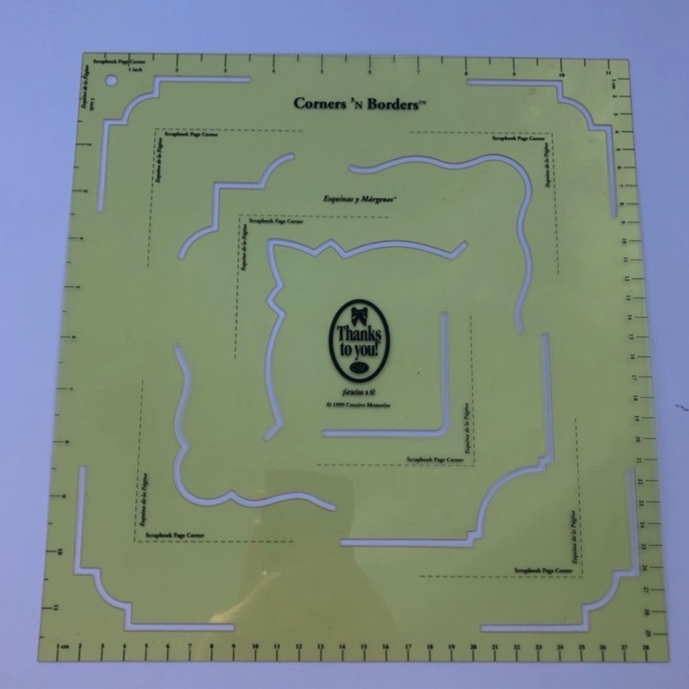 creative memories corners and borders tracer